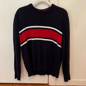 Brandy Melville navy/red/white sweater